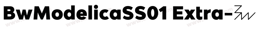 BwModelicaSS01 Extra字体转换